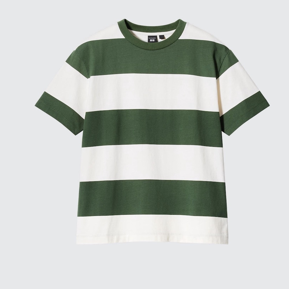Uniqlo Olive Graphic Short Sleeve T-Shirt